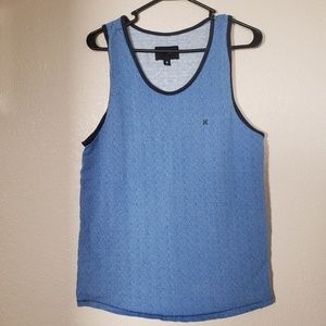 Hurley Blue Tank Top Size MEDIUM